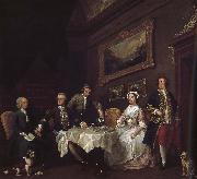 William Hogarth Strode family Spain oil painting artist